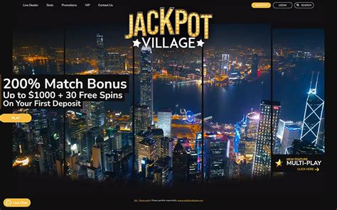 Jackpot Village » Bonus C$2300 + 95 Free Spins.